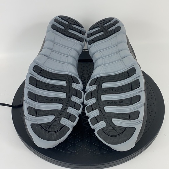 Reebok Sublite Cushion Alloy Toe Work Shoes Black/Gray RB4041 Men's Size 6.5 - Picture 11 of 15